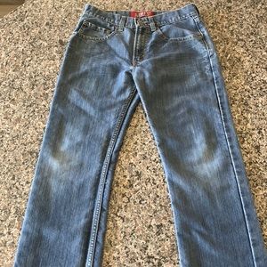 Boys Levi’s 514 slim straight blue jeans